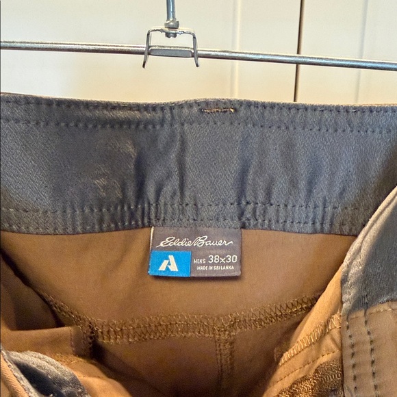 Eddie Bauer Men's Cargo Pants - Mustard, Brown, Navy - Picture 3 of 8